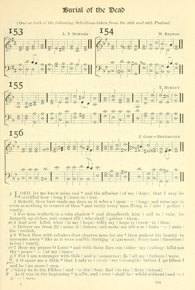 The Church Hymnal: revised and enlarged in accordance with the action of the General Convention of the Protestant Episcopal Church in the United States of America in the year of our Lord 1892. (Ed. B) page 879