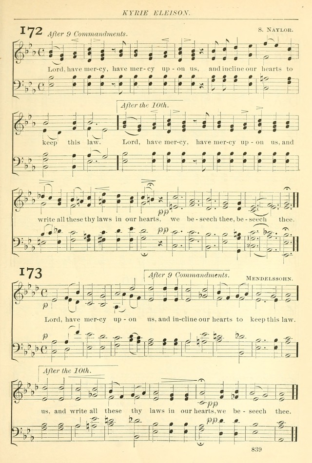 The Church Hymnal: revised and enlarged in accordance with the action of the General Convention of the Protestant Episcopal Church in the United States of America in the year of our Lord 1892. (Ed. B) page 887