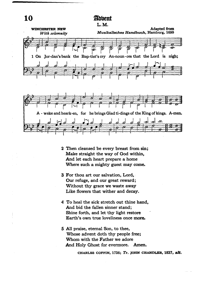 The Hymnal of the Protestant Episcopal Church in the United States of America 1940 page 14