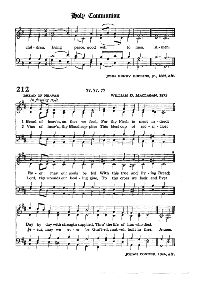 The Hymnal of the Protestant Episcopal Church in the United States of America 1940 page 269
