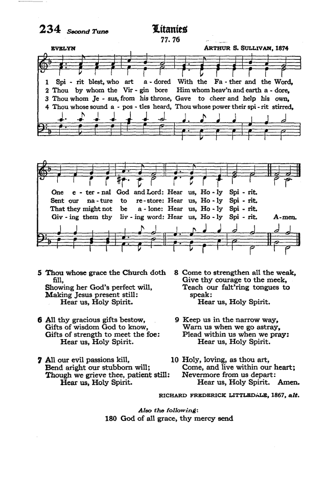 The Hymnal of the Protestant Episcopal Church in the United States of America 1940 page 296