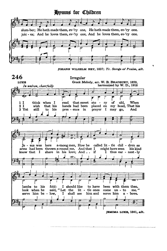 The Hymnal of the Protestant Episcopal Church in the United States of America 1940 page 307