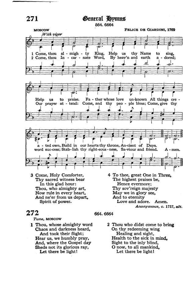 The Hymnal of the Protestant Episcopal Church in the United States of America 1940 page 336