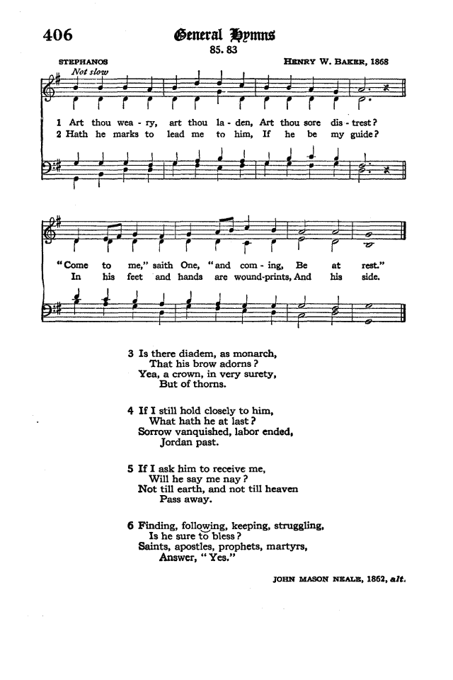 The Hymnal of the Protestant Episcopal Church in the United States of America 1940 page 476