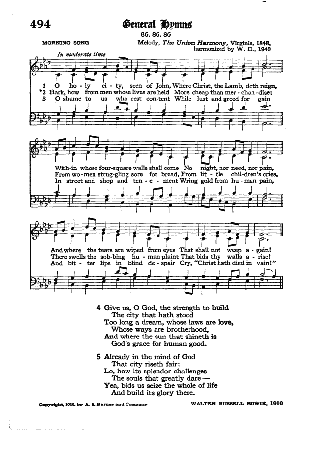 The Hymnal of the Protestant Episcopal Church in the United States of America 1940 page 572