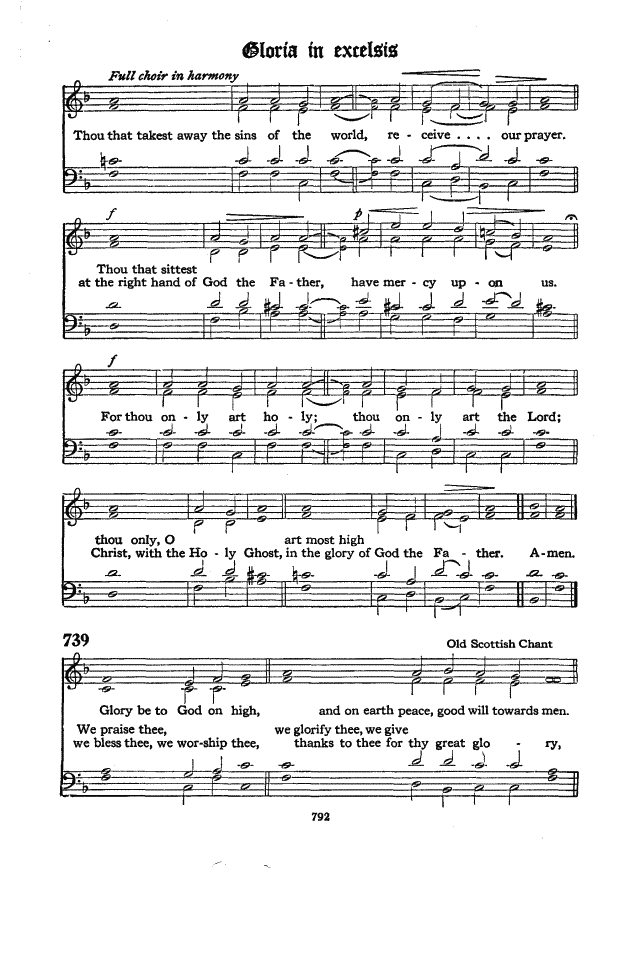 The Hymnal of the Protestant Episcopal Church in the United States of America 1940 page 792