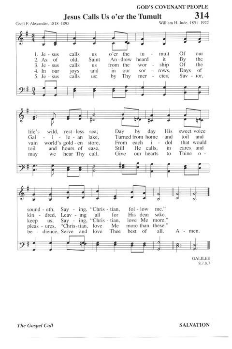 Hymns for a Pilgrim People: a congregational hymnal page 424