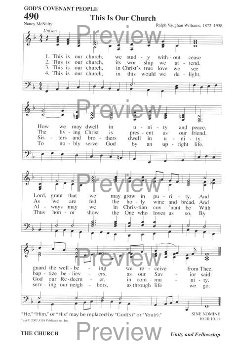 Hymns for a Pilgrim People: a congregational hymnal page 680
