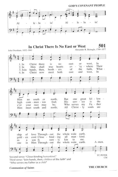 Hymns for a Pilgrim People: a congregational hymnal page 697