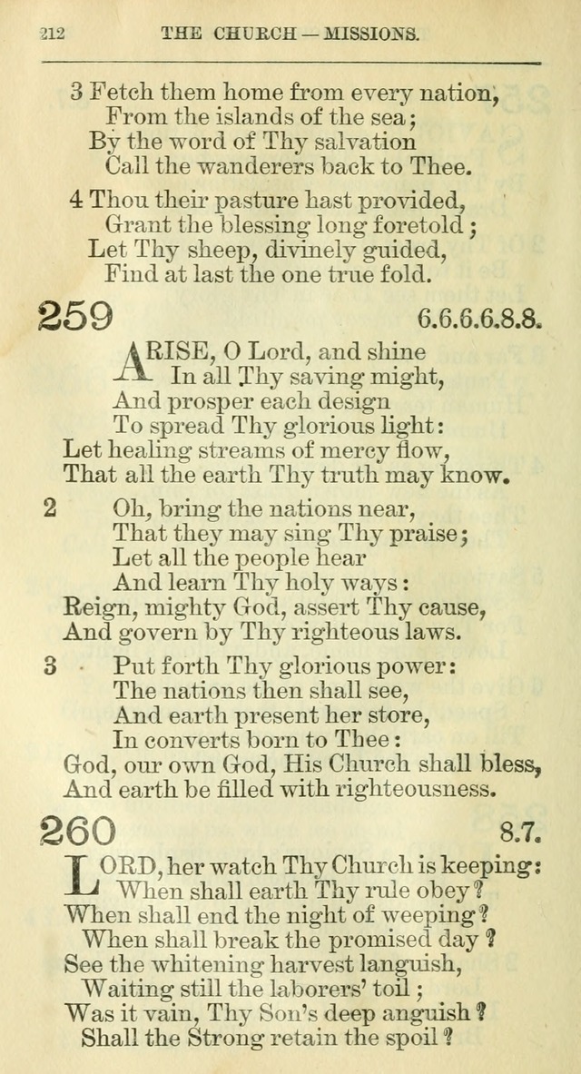 The Hymnal: revised and enlarged as adopted by the General Convention of the Protestant Episcopal Church in the United States of America in the year of our Lord 1892 page 231