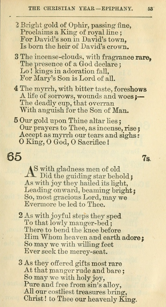 The Hymnal: revised and enlarged as adopted by the General Convention of the Protestant Episcopal Church in the United States of America in the year of our Lord 1892 page 70