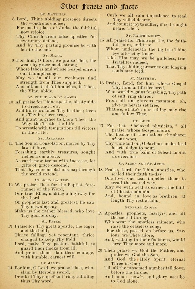 The Hymnal: revised and enlarged as adopted by the General Convention of the Protestant Episcopal Church in the United States of America in the of our Lord 1892..with music, as used in Trinity Church page 195