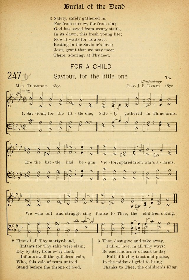 The Hymnal: revised and enlarged as adopted by the General Convention of the Protestant Episcopal Church in the United States of America in the of our Lord 1892..with music, as used in Trinity Church page 283