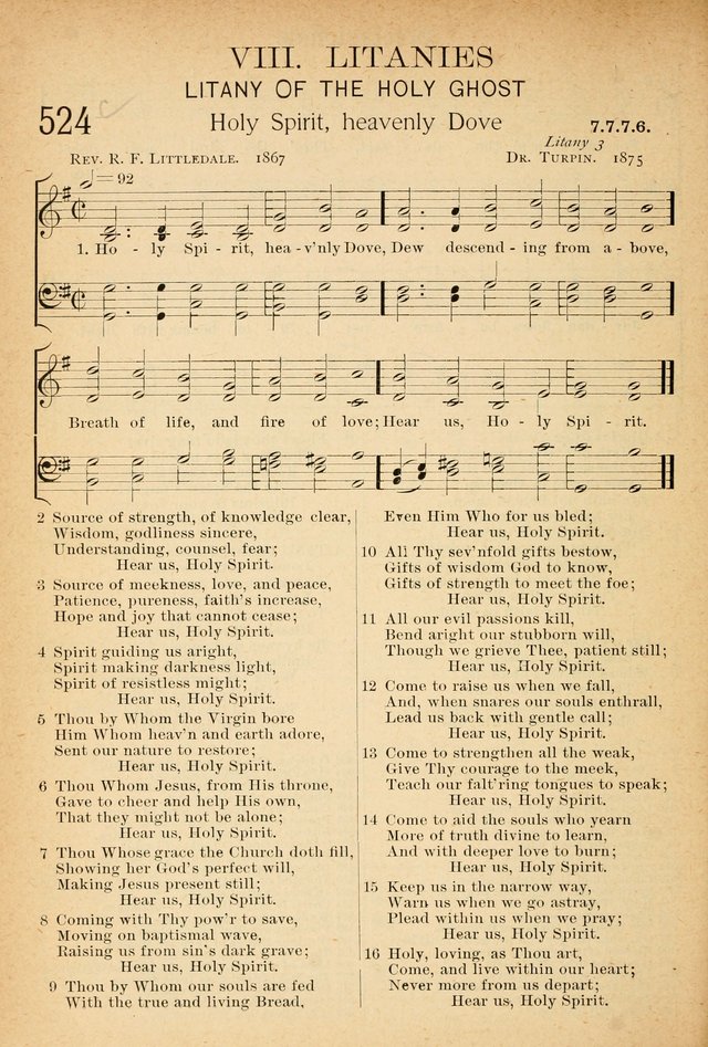 The Hymnal: revised and enlarged as adopted by the General Convention of the Protestant Episcopal Church in the United States of America in the of our Lord 1892..with music, as used in Trinity Church page 590