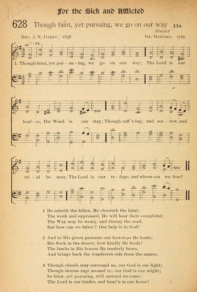 The Hymnal: revised and enlarged as adopted by the General Convention of the Protestant Episcopal Church in the United States of America in the of our Lord 1892..with music, as used in Trinity Church page 688