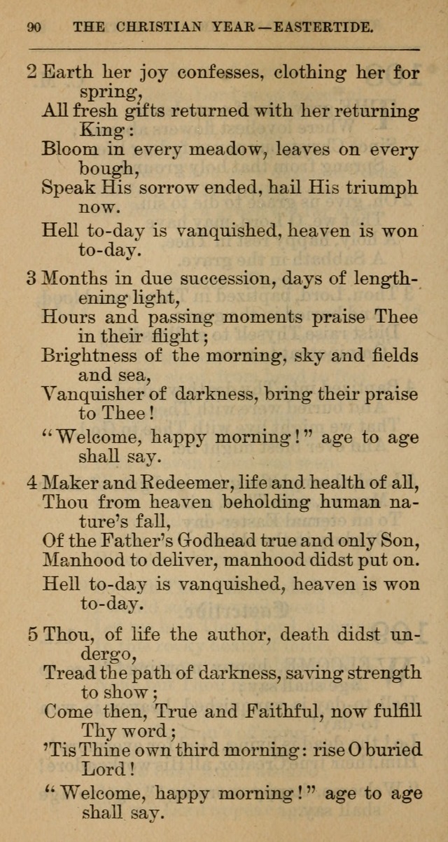 The Hymnal: revised and enlarged as adopted by the General Convention of the Protestant Episcopal Church in the United States of America in the year of our Lord 1892 page 103