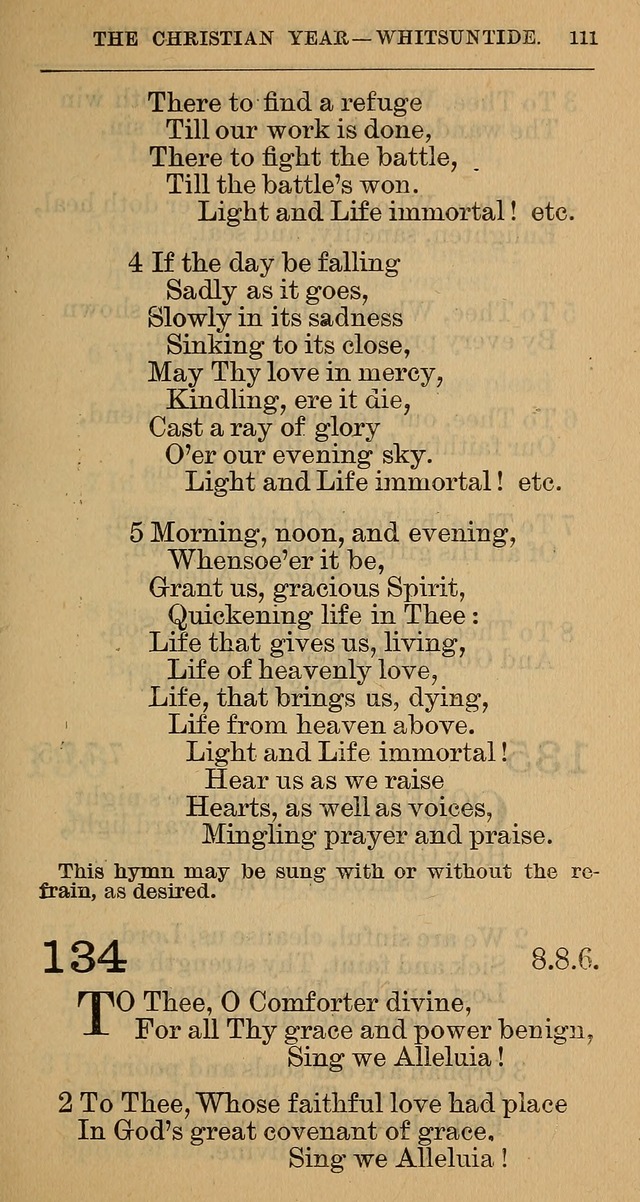 The Hymnal: revised and enlarged as adopted by the General Convention of the Protestant Episcopal Church in the United States of America in the year of our Lord 1892 page 124