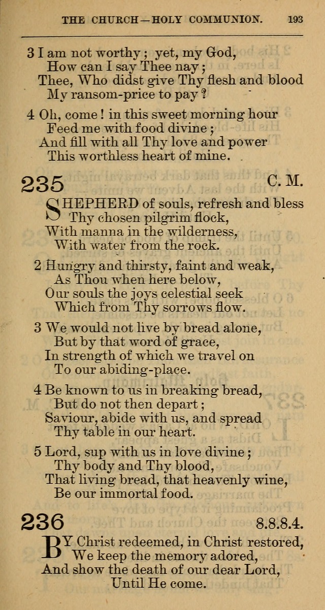 The Hymnal: revised and enlarged as adopted by the General Convention of the Protestant Episcopal Church in the United States of America in the year of our Lord 1892 page 206