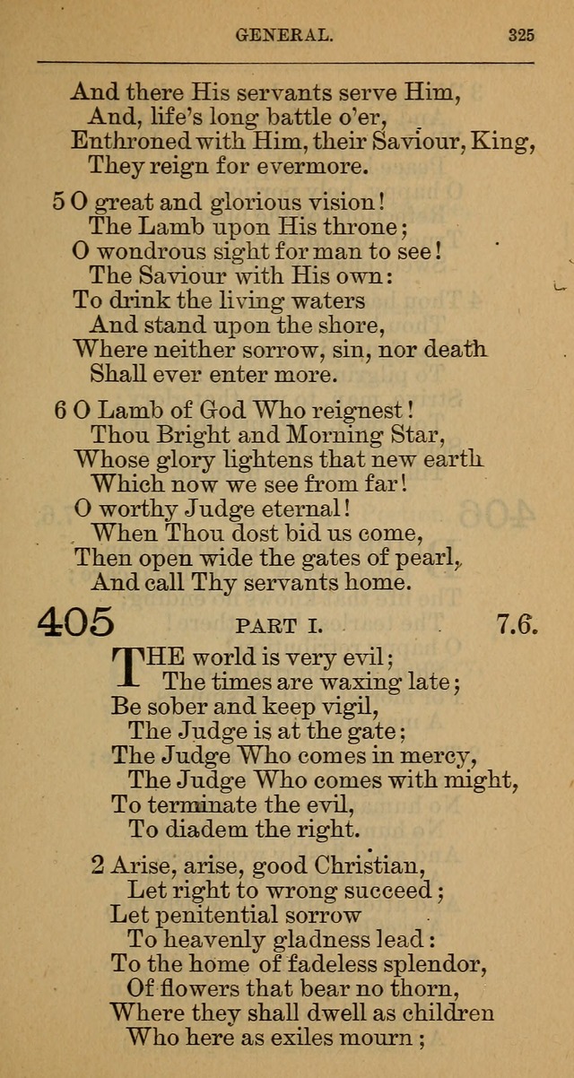 The Hymnal: revised and enlarged as adopted by the General Convention of the Protestant Episcopal Church in the United States of America in the year of our Lord 1892 page 338