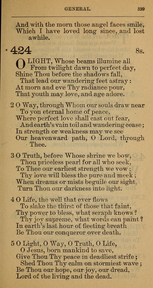 The Hymnal: revised and enlarged as adopted by the General Convention of the Protestant Episcopal Church in the United States of America in the year of our Lord 1892 page 352