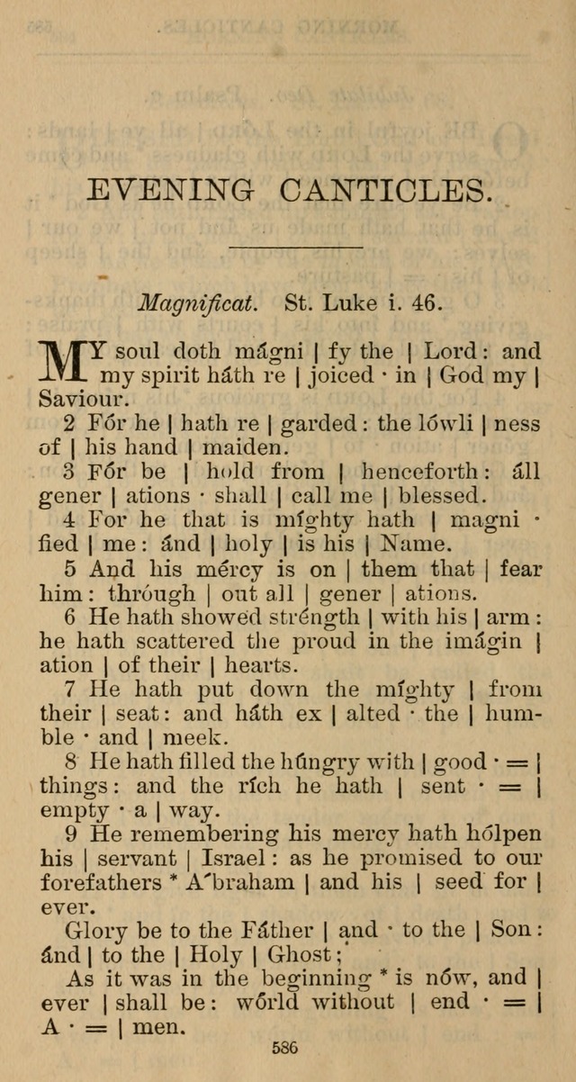 The Hymnal: revised and enlarged as adopted by the General Convention of the Protestant Episcopal Church in the United States of America in the year of our Lord 1892 page 599