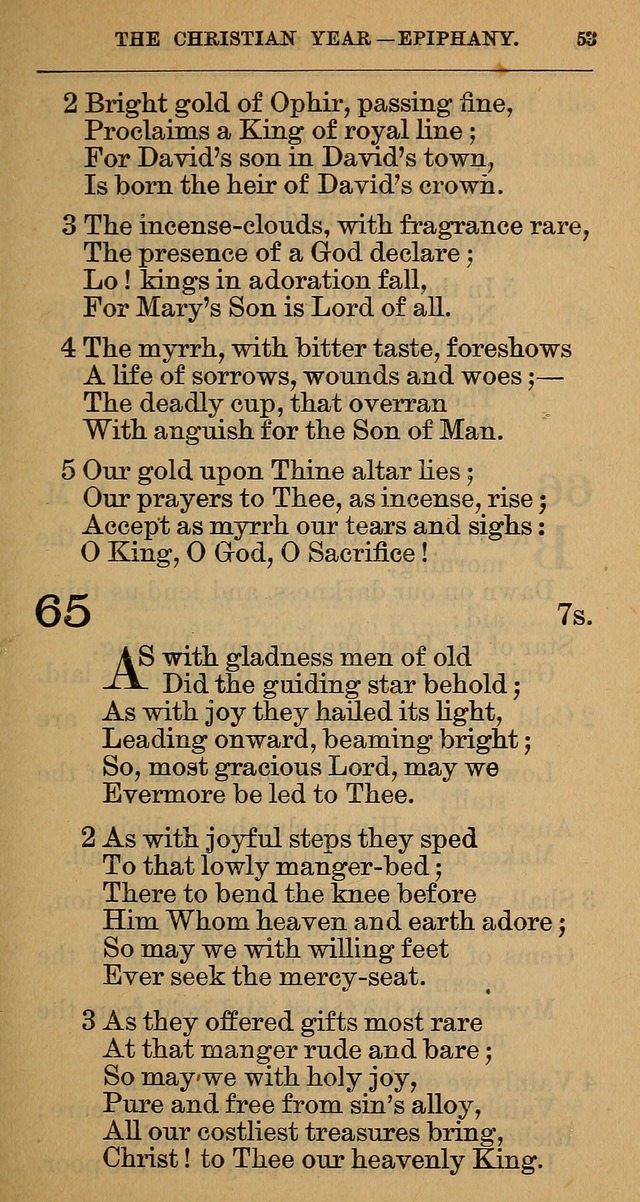 The Hymnal: revised and enlarged as adopted by the General Convention of the Protestant Episcopal Church in the United States of America in the year of our Lord 1892 page 66