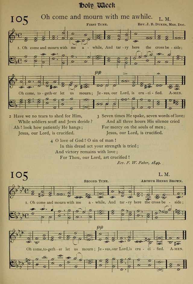 The Hymnal, Revised and Enlarged, as adopted by the General Convention of the Protestant Episcopal Church in the United States of America in the year of our Lord 1892 page 134