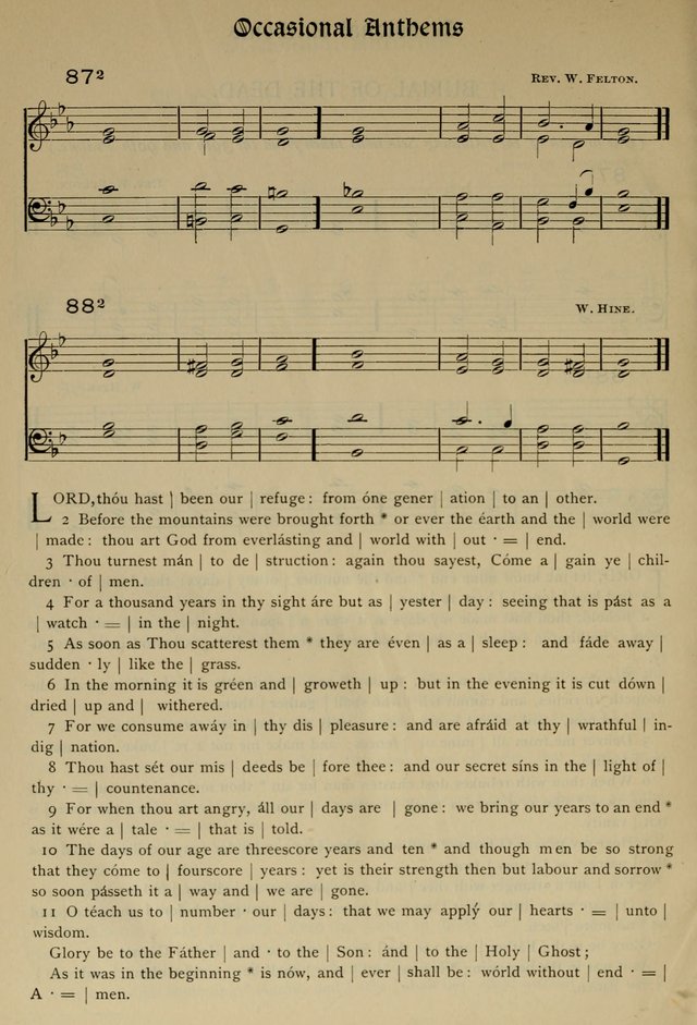 The Hymnal, Revised and Enlarged, as adopted by the General Convention of the Protestant Episcopal Church in the United States of America in the year of our Lord 1892 page 845