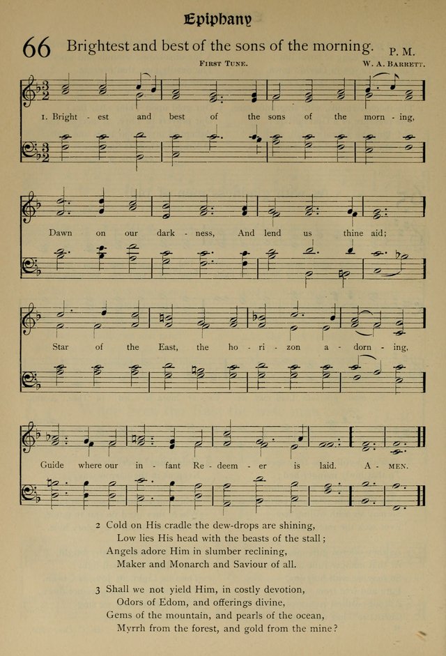 The Hymnal, Revised and Enlarged, as adopted by the General Convention of the Protestant Episcopal Church in the United States of America in the year of our Lord 1892 page 95