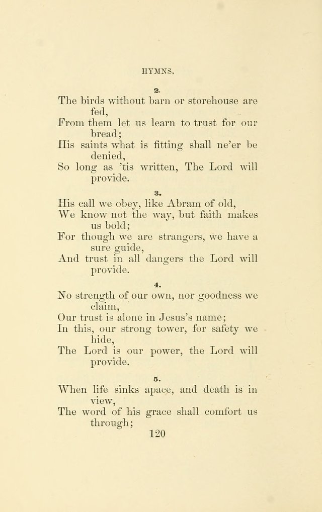 Hymns Recommended for use in the Reformed Episcopal Church page 127