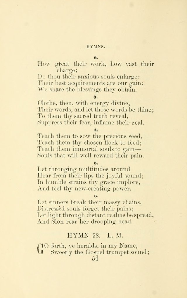 Hymns Recommended for use in the Reformed Episcopal Church page 61