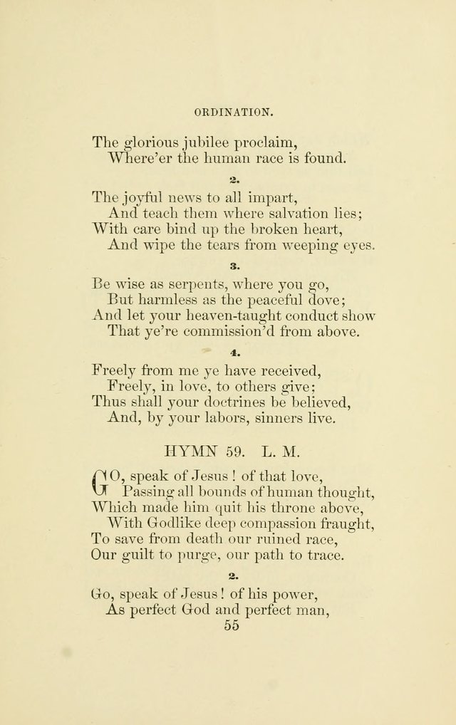 Hymns Recommended for use in the Reformed Episcopal Church page 62