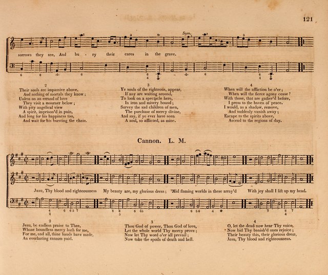 Harmonia Sacra: a Compilation of Psalm and Hymn Tunes [from the most celebrated European masters] page 121