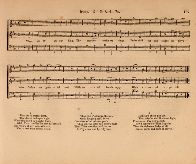 Harmonia Sacra: a Compilation of Psalm and Hymn Tunes [from the most celebrated European masters] page 137