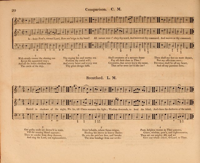 Harmonia Sacra: a Compilation of Psalm and Hymn Tunes [from the most celebrated European masters] page 20