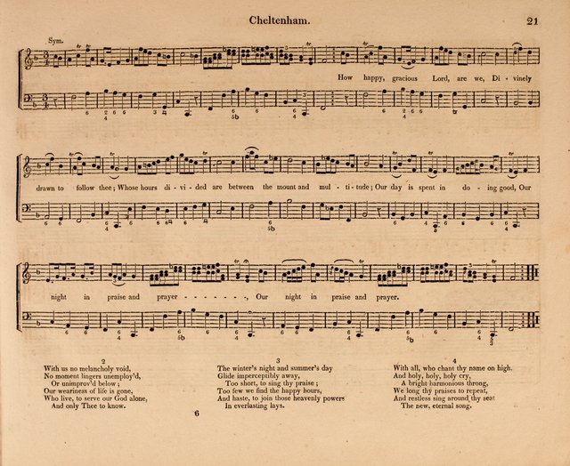 Harmonia Sacra: a Compilation of Psalm and Hymn Tunes [from the most celebrated European masters] page 21