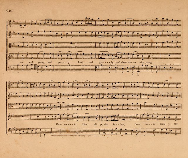 Harmonia Sacra: a Compilation of Psalm and Hymn Tunes [from the most celebrated European masters] page 240