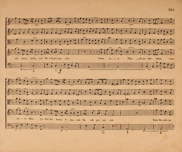 Harmonia Sacra: a Compilation of Psalm and Hymn Tunes [from the most celebrated European masters] page 241