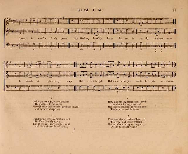 Harmonia Sacra: a Compilation of Psalm and Hymn Tunes [from the most celebrated European masters] page 33