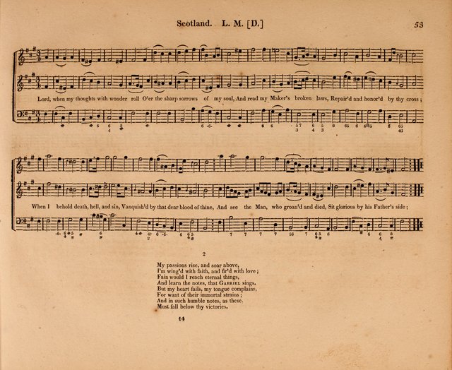 Harmonia Sacra: a Compilation of Psalm and Hymn Tunes [from the most celebrated European masters] page 53