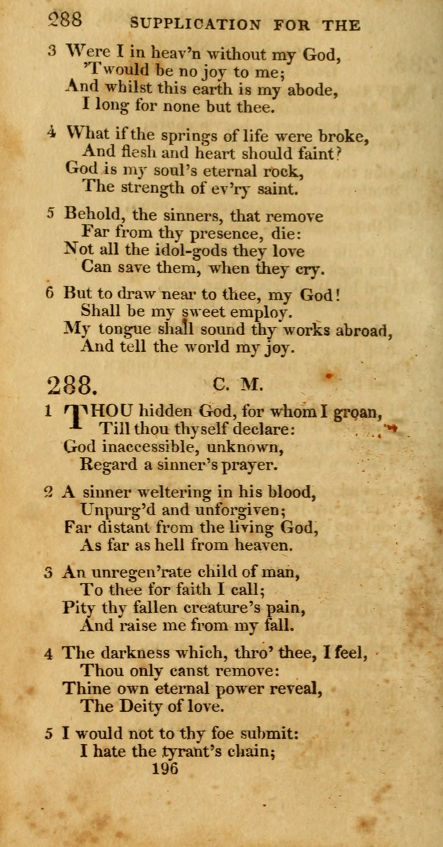 Hymns, Selected and Original: for public and private worship (1st ed.) page 196