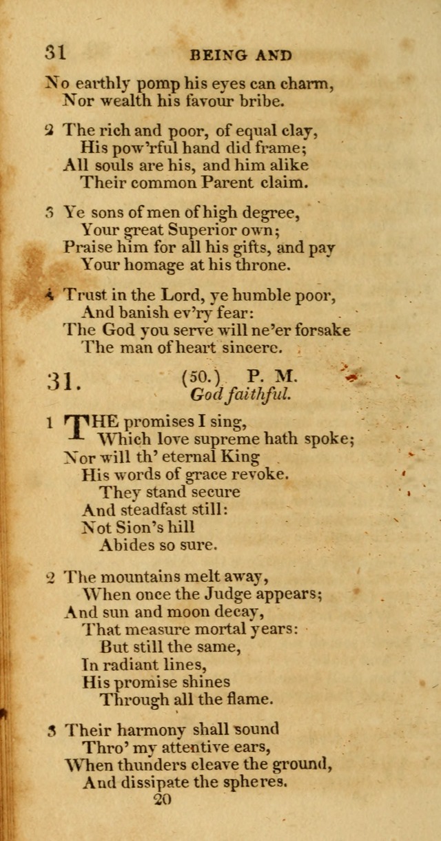 Hymns, Selected and Original: for public and private worship (1st ed.) page 20