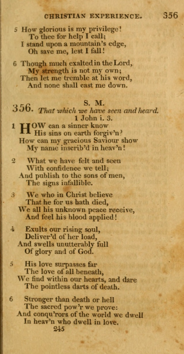 Hymns, Selected and Original: for public and private worship (1st ed.) page 245