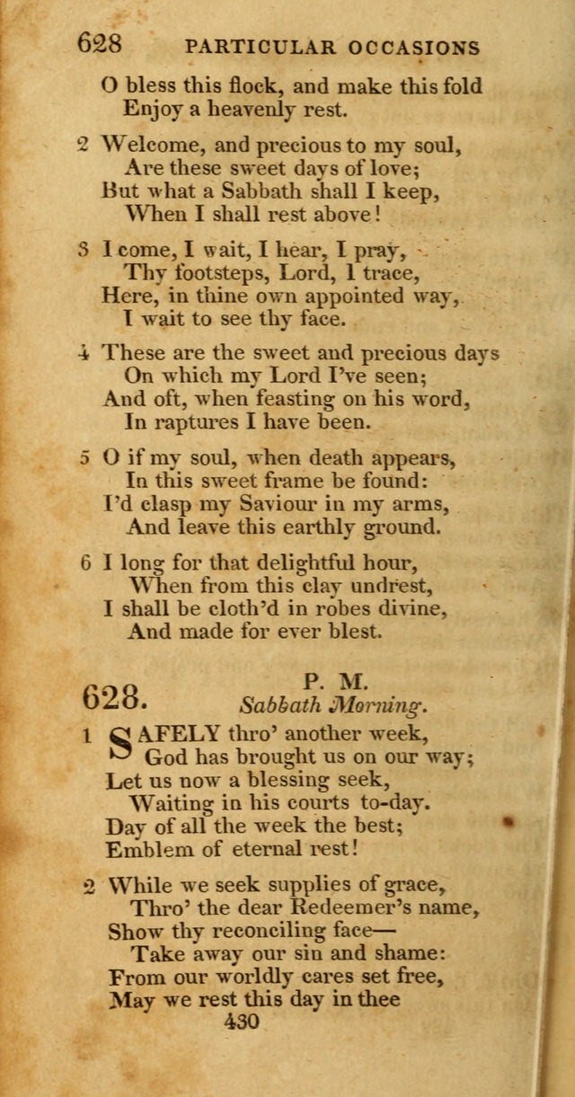 Hymns, Selected and Original: for public and private worship (1st ed.) page 430