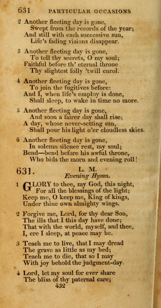 Hymns, Selected and Original: for public and private worship (1st ed.) page 432