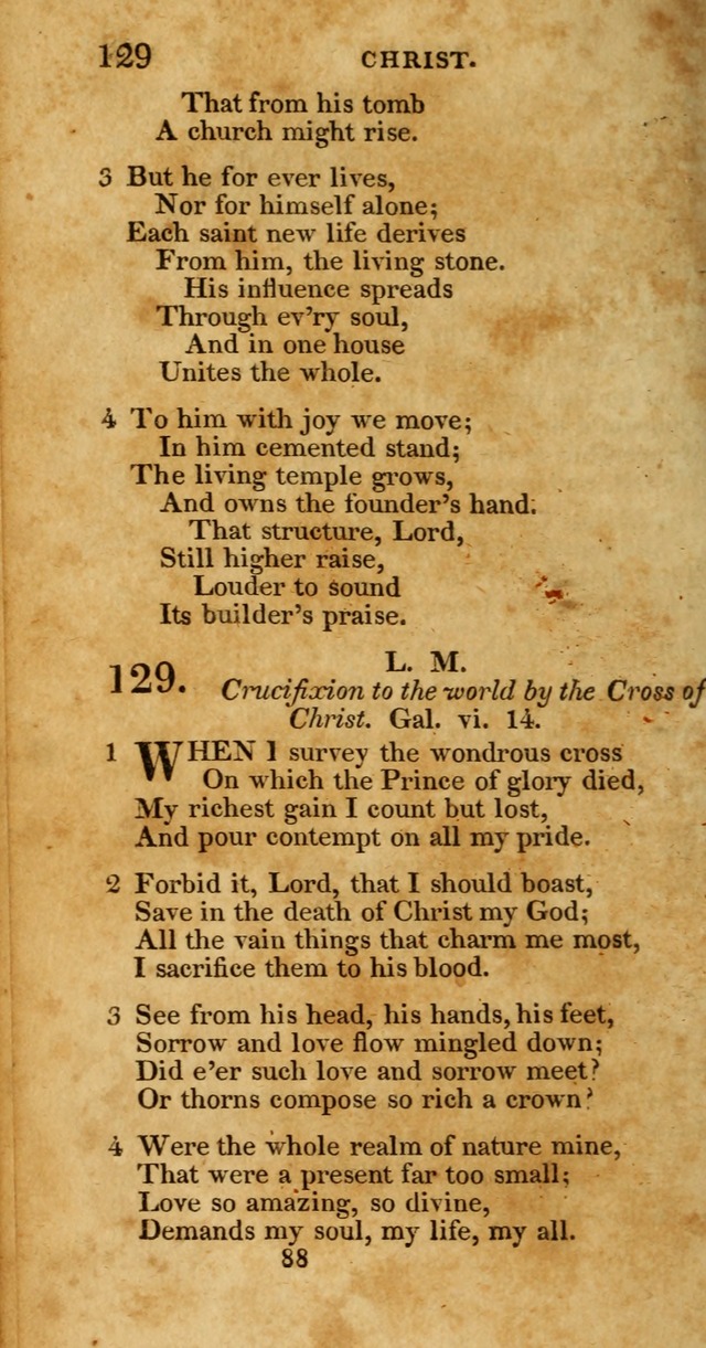 Hymns, Selected and Original: for public and private worship (1st ed.) page 88