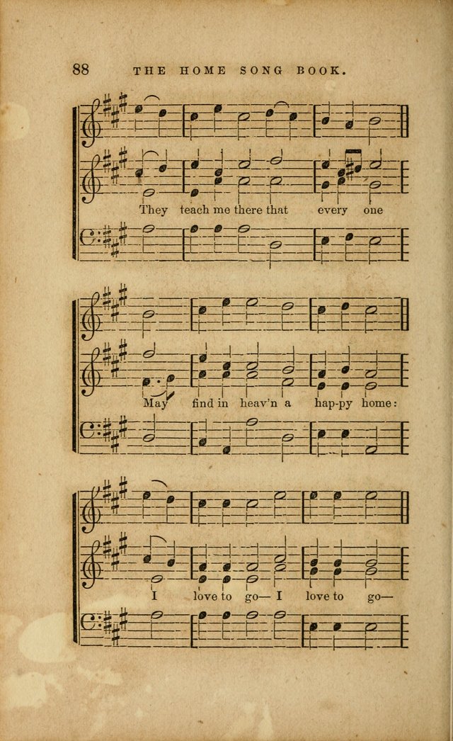 Home Song Book, prepared for the use of the Children of the Home for the Friendless page 76