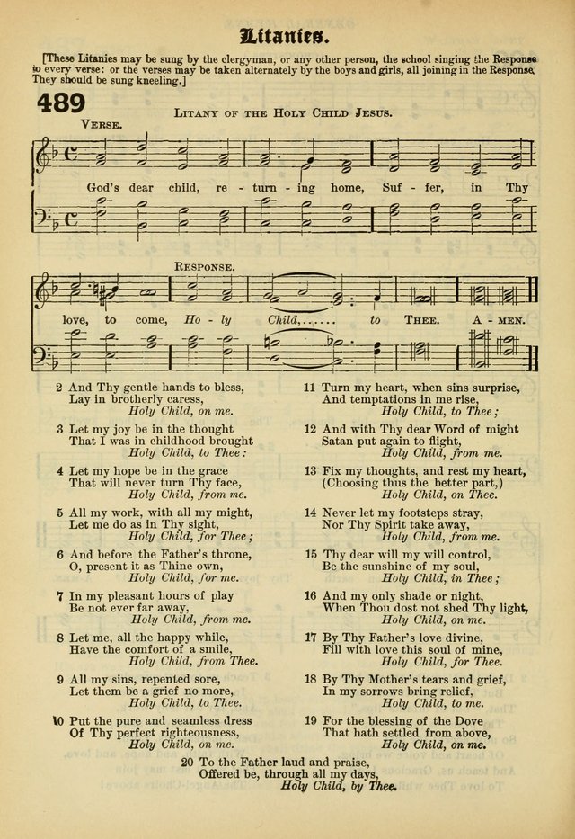 A Hymnal and Service Book for Sunday Schools, Day Schools, Guilds, Brotherhoods, etc. page 353