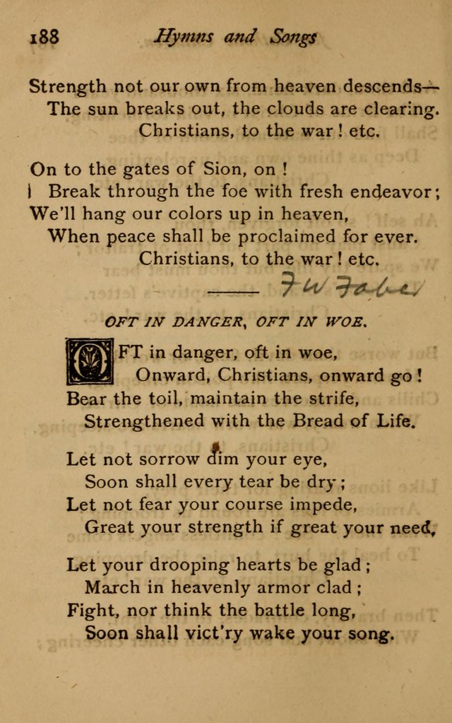 Hymns and Songs for Catholic Children page 188