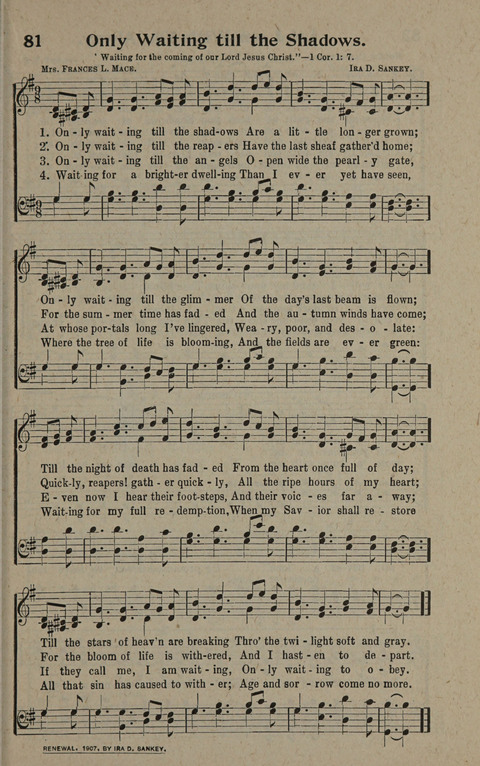 Hymns of the Second Coming of Our Lord Jesus Christ page 81